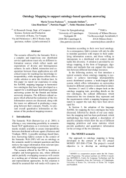 Ontology Mapping to support ontology