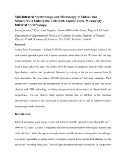 Mid-Infrared Spectroscopy and Microscopy of Subcellular Structures