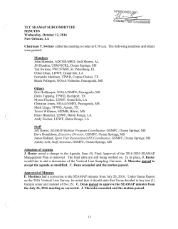 Minutes - Gulf States Marine Fisheries Commission
