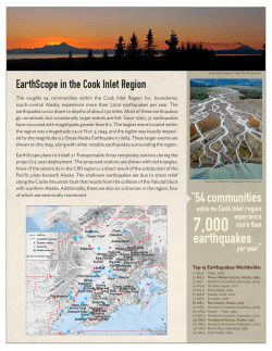 EarthScope in the Cook Inlet Region