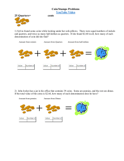 Coin, Stamp Problems