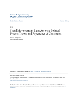 Social Movements in Latin America: Political Process Theory and