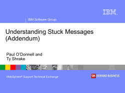 Understanding Stuck Messages (Addendum)