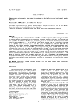 Sipunculan celomocytes increase the resistance to H2O2