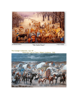 The Granger Collection, Ltd. NY Painti ng: Trail of Tears, Robert