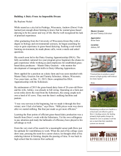 Drew Votis Case Study - Dairy Grazing Apprenticeship
