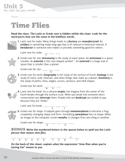 Time Flies - Scholastic