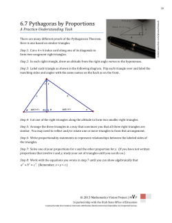 6.7!Pythagoras*by*Proportions!
