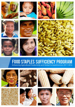 Food Staples Sufficiency Program