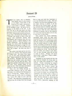 Sonnet 29 - Digital Commons @ Butler University