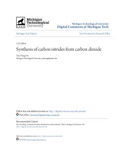 Synthesis of carbon nitrides from carbon dioxide