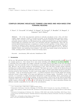 complex organic molecules toward low-mass and