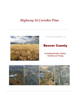 Highway 14 Corridor Plan