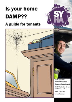 Cutting down on condensation and mould