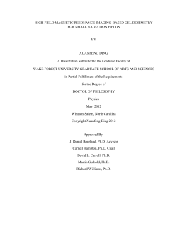 HIGH FIELD MAGNETIC RESONANCE IMAGING