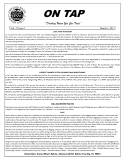 ON TAP - Umpqua Basin Water Association Inc