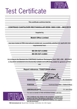 CONTRAX2 CANTILEVER RECTANGULAR DESK