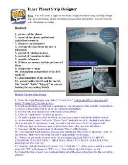 Inner Planet Strip Designer