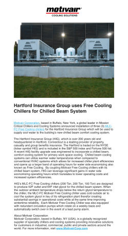 Hartford Insurance Group uses Free Cooling Chillers for Chilled
