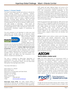 Hyperloop Global Challenge Miami &ndash;Orlando Corridor - Miami