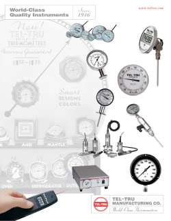 Bimetal Thermometers - Tel-Tru