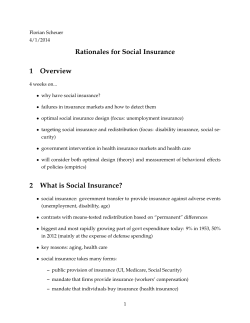 Adverse Selection in Insurance Markets