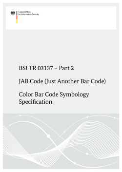 Just Another Bar Code - BSI