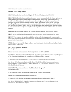 Lesson Five: Study Guide