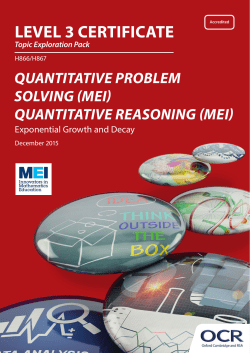 Exponential growth and decay topic exploration pack