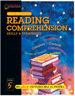 Reading Comprehension Skills and Strategies - ielts