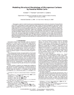 Modeling Structural Morphology of Microporous Carbons by