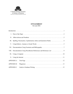stylesheet - Columbia International University