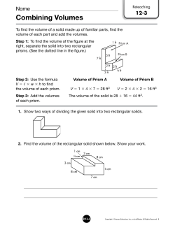 Combining Volumes