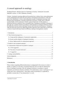 A causal approach to analogy - Philsci