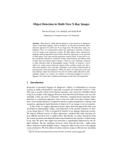 Object Detection in Multi-View X-Ray Images