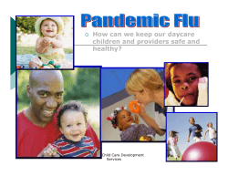 How can we keep our daycare children and providers safe and