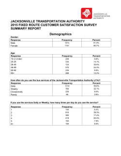 Fixed Route - Jacksonville Transportation Authority