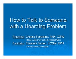 How to Talk to Someone With a Hoarding Problem