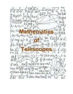Mathematics of Telescopes - peterboroughastronomy.com