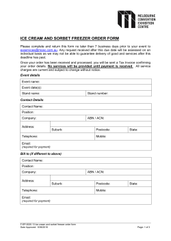 Ice cream and sorbet freezer