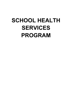 school health services program