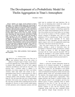 The Development of a Probabilistic Model for