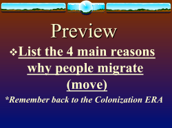 Manifest Destiny Reasons 2015