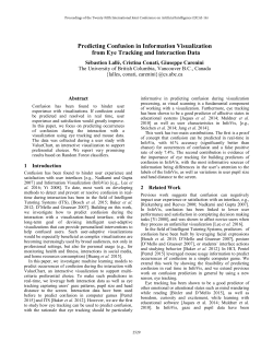 Predicting Confusion in Information Visualization from Eye Tracking
