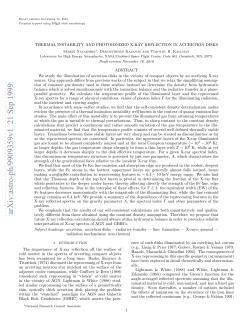 Thermal Instability and Photoionized X