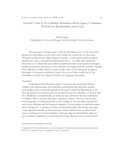 Surrealist Visions of Pre-Columbian Mesoamerica and the Legacy of