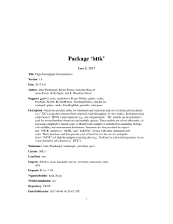 Package `httk`