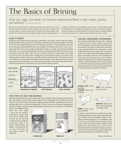 The Basics of Brining