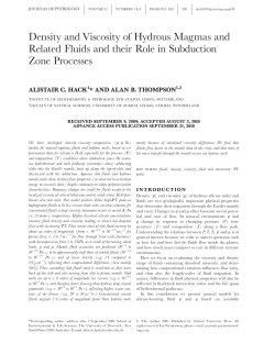Density and Viscosity of Hydrous Magmas and