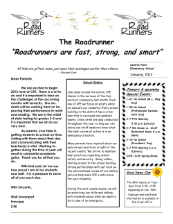 Roadrunner Newsletter Jan 12-13 - Central Point School District #6